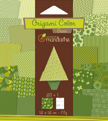 Avenue Mandarine Origami Color 12x12 cm Yeşil - 42686