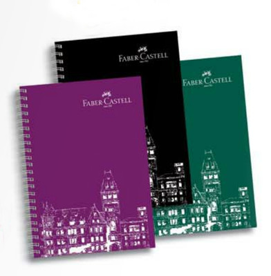 Faber-Castell PP Kapak Koyu Renkler Çizgili Defter120 Yaprak 5075400124