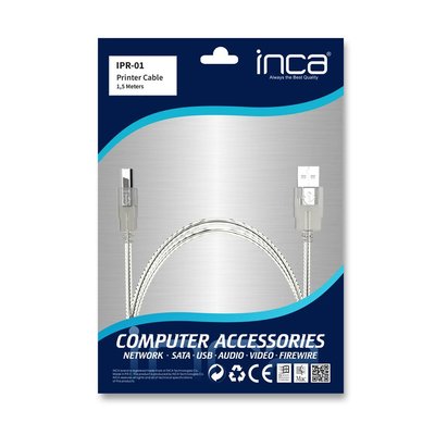 Inca USB 2.0 Printer Kablosu 1.5 m Askılı Kablo