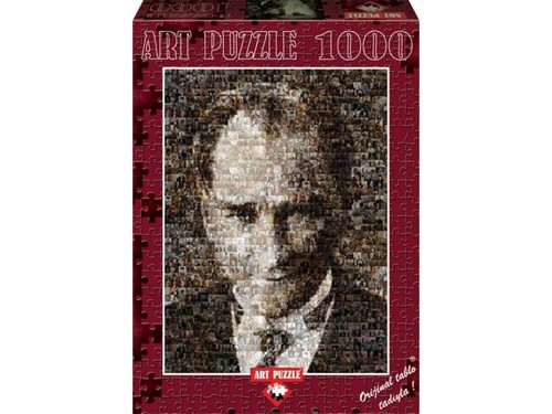Art Puzzle Mustafa Kemal Atatürk Kolaj 1000 Parça Puzzle