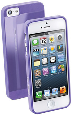 Cellular Line iPhone 5 Gummy İnce Kılıf- Lila