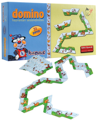 Kirkpabuç Hayvanlari Seslendirelim - Domino (Karton) 7022