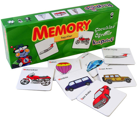 Kirkpabuç Tasitlar - Memory Hafiza Oyunu (Karton) 7204