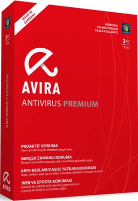 Avira Antivirus Suite 3 Kullanıcı 1 Yıl		