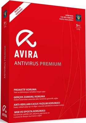 Avira Antivirus Suite 5 Kullanıcı 1 Yıl