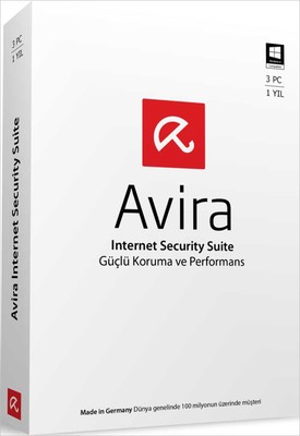 Avira Internet Security Suite 3 Kullanıcı 1 Yıl
