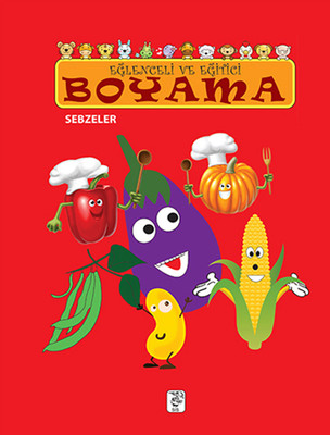 Eğlenceli ve Eğitici Boyama - Sebzeler