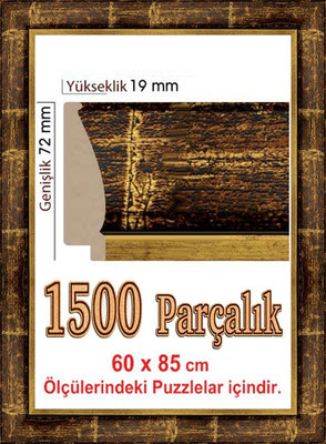 Polistiren Çerçeve (85x60 cm) 157201 1500'lük