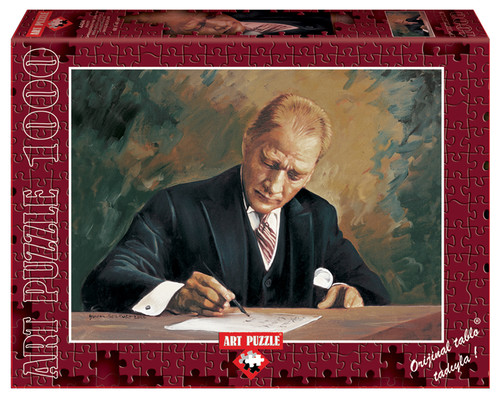 Art Puzzle Atatürk Çankaya Köşkü'nde Çalışırken 1000 parça 4404