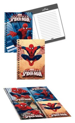 Spiderman A6 Metalize Bloknot 80 Yaprak 140400