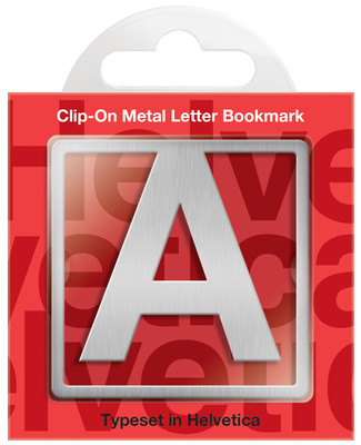 IF 92901 Helvetica Clip-On Bookmarks - Letter A/Kitap Ayraci