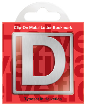 IF 92904 Helvetica Clip On Bookmarks Letter D Kitap Ayracı
