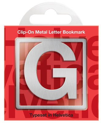 IF 92907 Helvetica Clip On Bookmarks Letter G Kitap Ayracı