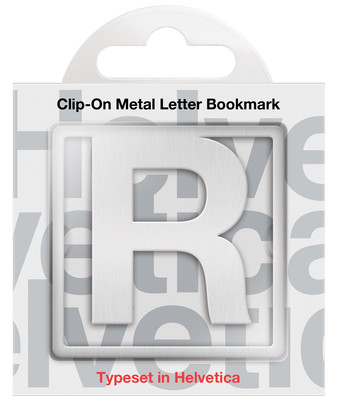 IF 92918 Helvetica Clip On Bookmarks Letter R Kitap Ayracı