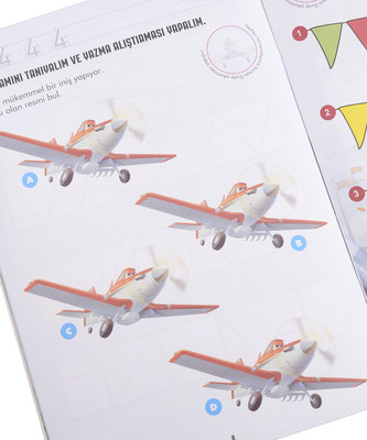 Uçaklar Uçan Sayılar 1-2-3 Faaliyet Kitabı