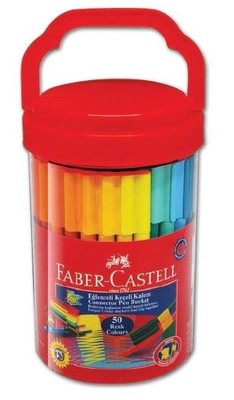 Faber-Castell Eğlenceli 50 Renk Keçeli Kalem