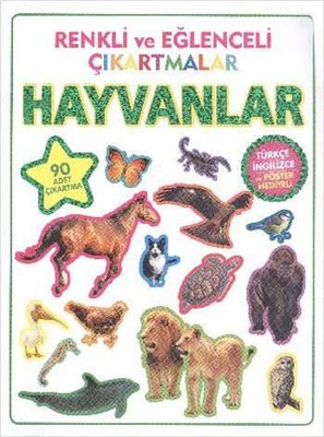 Renkli ve Eğlenceli Çıkartmalar - Hayvanlar
