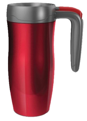 Contigo Autoseal Vacuum İnsulated Stainless Steel Mugs With Handle Randolph Kırmızı/Gri/Kırmızı 1000