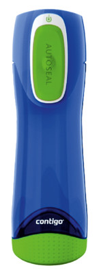 Contigo Autoseal Swish Water Bottles 500 Ml Swish Kobalt Mavisi/Limon Yeşili 1000-0237
