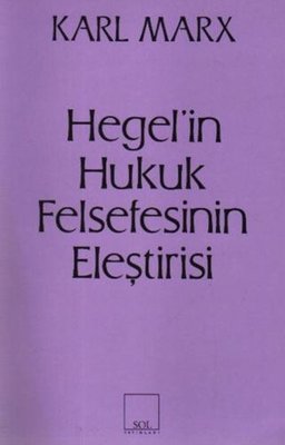 Hegel'in Hukuk Felsefesinin Eleştirisi