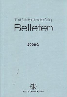 Türk Dili Araştırmaları Yıllığı - Belleten 2006 / 2