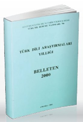 Türk Dili Araştırmaları Yıllığı - Belleten 2000