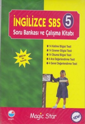 İngilizce SBS 5 Soru Bankası ve Çalışma Kitabı