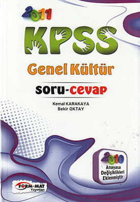 2011 KPSS Genel Kültür Soru - Cevap
