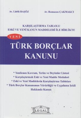 Yeni Türk Borçlar Kanunu (Orta Boy)