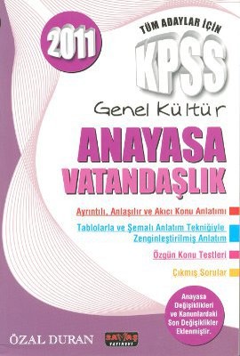 KPSS Genel Kültür Anayasa Vatandaşlık