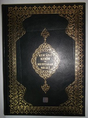 Kur'an-ı Kerim ve Muhtasar Meali (Cami Boy - Renkli - Sade)