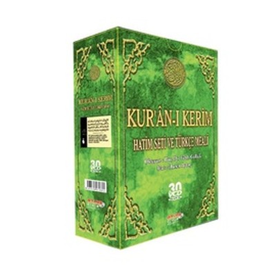 Kur'an-ı Kerim Hatim Seti ve Türkçe Meali (30 VCD)
