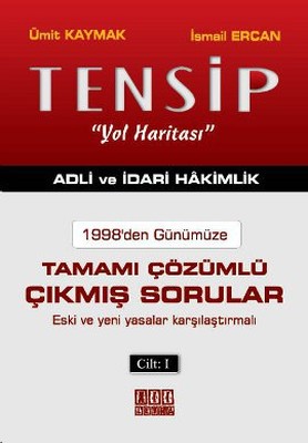 Tensip - Adli ve İdari Hakimlik Tamamı Çözümlü Çıkmış Sorular (2 Cilt Takım)