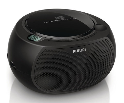 Philips AZ100B Portatif Müzik Seti Siyah