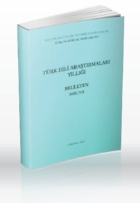 Türk Dili Araştırmaları Yıllığı - Belleten 2001 / 1-2