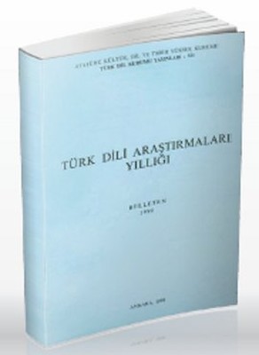 Türk Dili Araştırmaları Yıllığı - Belleten 1990