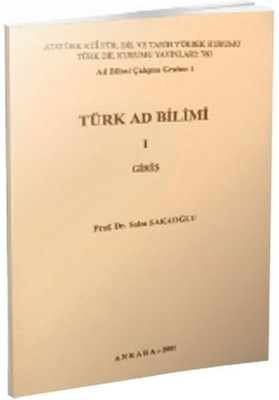 Türk Ad Bilimi 1-Giriş