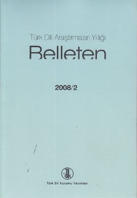 Türk Dili Araştırmaları Yıllığı - Belleten 2008 / 2