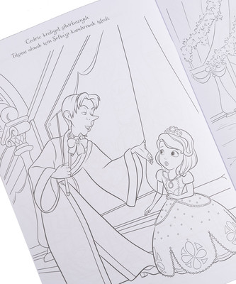 Disney Prenses Sofia - Çıkartmalı Boyama Kitabı