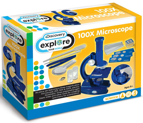Discovery 100X Mikroskop Aydınlatmalı Kit