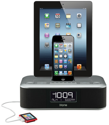 iHome Radyolu Speaker 2 Lightning Dock + 1 USB Sarj IH.IDL100E