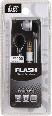 Flash F1100 Stereo Kulakiçi Kulaklık Siyah