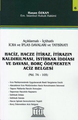 Haciz Hacze İtiraz İtirazın Kaldırılması İstihkak İddiası Ve Davası Borç Ödemekten Aciz Belgeler