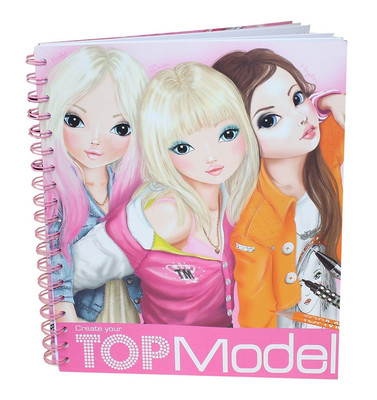 Top Model Boyama Kitabı - Dk06657