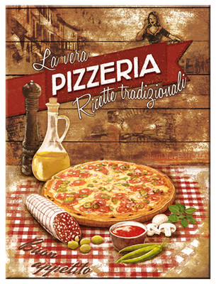 Nostalgic Art Pizzeria La Vera Magnet 6x8 cm 14289