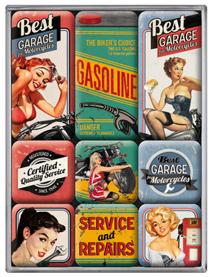 Nostalgic Art Best Garage Magnet (9 parça) 83050