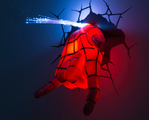 3DLightFX Örümcek Adam El Gece Lambası
