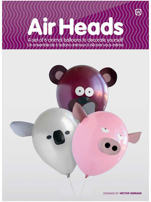 NPW Air Head / Balonlar Sevimli Hayvanlar Parti Aksesuarı W7732