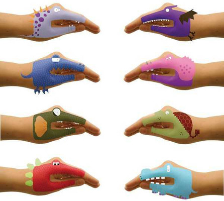 NPW Dino Hands / Dinazorlar El Stickerları W6322