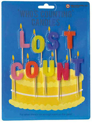 NPW Lost Count - Who's Counting Candles / Artık Sayamıyorum Pasta Mumu W4267